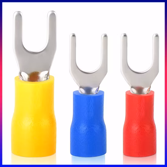 Св1.25-5.5 Вилка разъема кабеля аккумулятора, изолированные лепестковые клеммы, вилка разъема аккумулятора